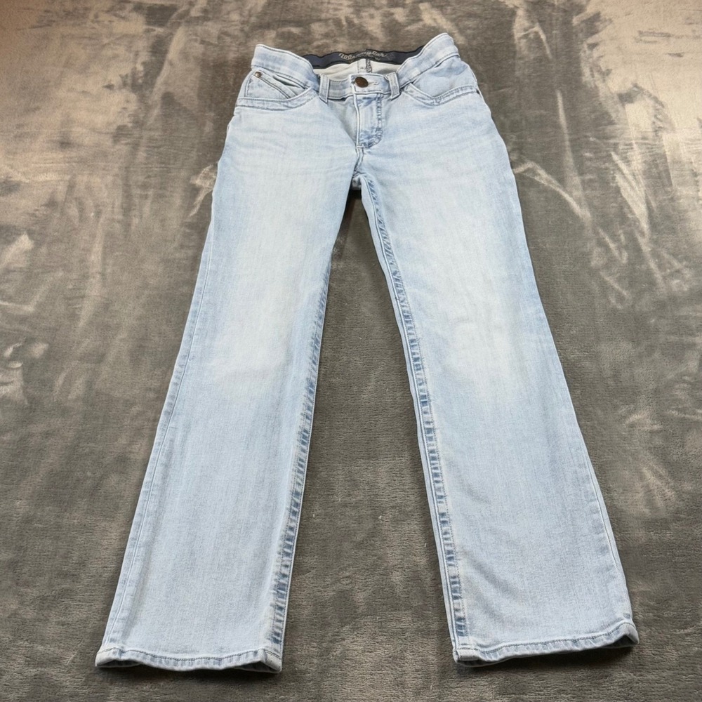 Wrangler Willow Ultimate Riding Jeans Light Wash Straight Leg Denim Size 26